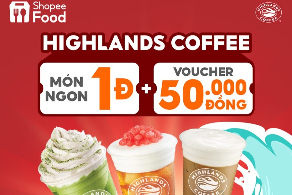 Voucher Highlands Coffee hôm nay