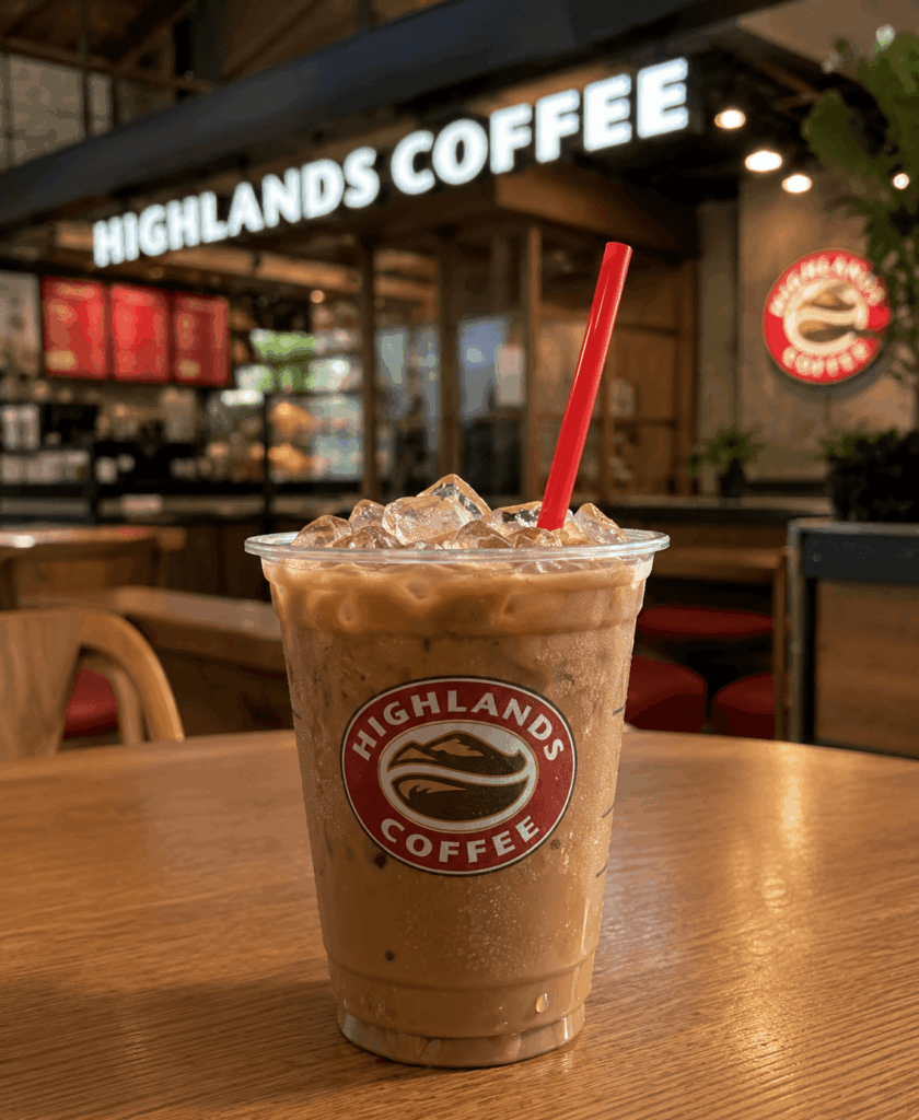 cafe sữa đá highlands coffee