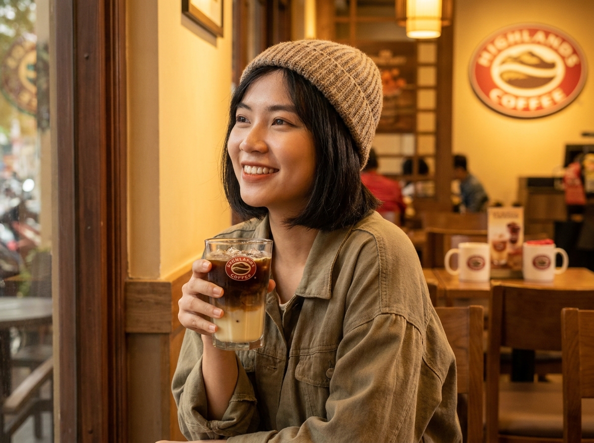 Review Cà Phê Sữa Đá Espresso Highlands