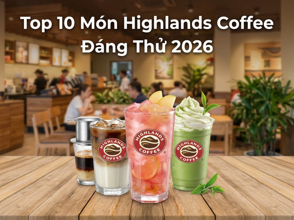 Top 10 Món Highlands Coffee Đáng Thử Nhất 2026