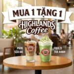 Voucher Mua 1 Tặng 1 Highlands Tháng 8/2026