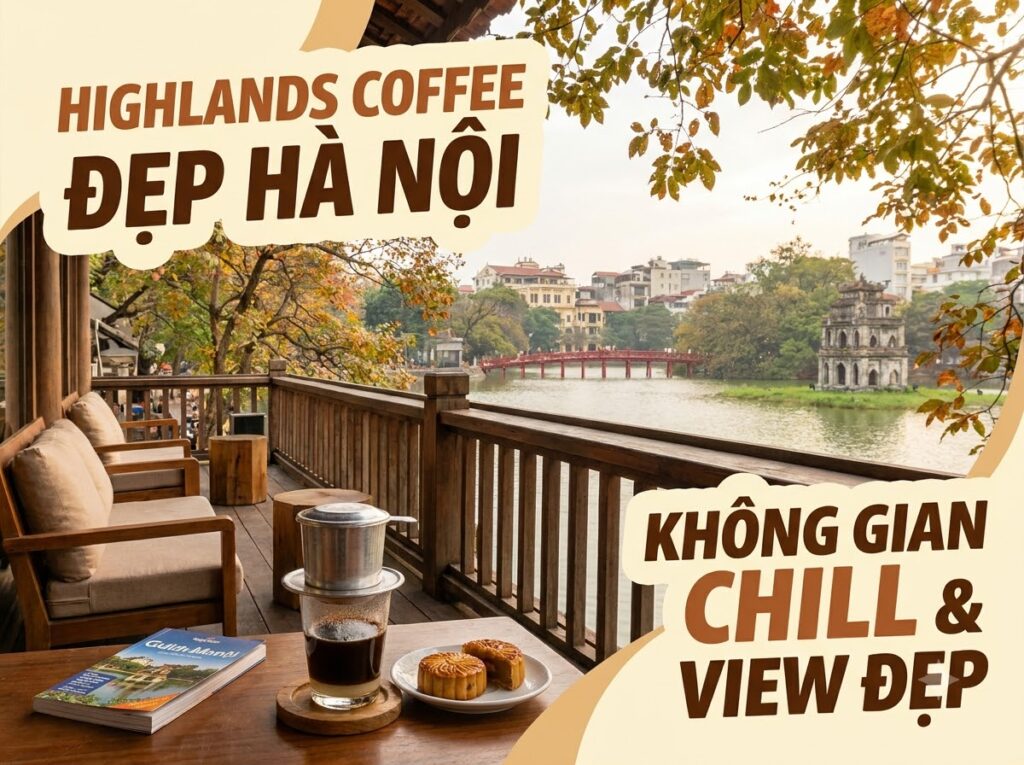 Quán Highlands Coffee Đẹp Hà Nội - Không Gian Chill & View Đẹp