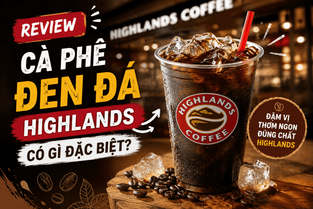 Review Cà Phê Đen Đá Highlands - Có Gì Đặc Biệt?