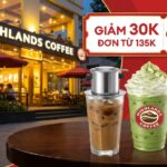 Voucher Highlands Giảm 30K - Đơn Từ 135K